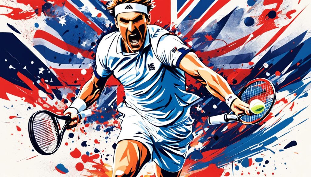 wpływ Jacka Drapera na brytyjski tenis